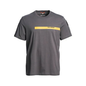 �p���W�����p�[�Y �����Y T�V���c �g�b�v�X Logo-stripe patch t-shirt Grey