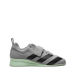 �A�f�B�_�X �����Y �X�j�[�J�[ �V���[�Y Adipower weightlifting 2 grey three/core black/green ti sneakers Grey