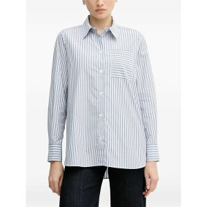 ���X ���b�V�� ���f�B�[�X �V���c �g�b�v�X Mmelinda striped shirt White