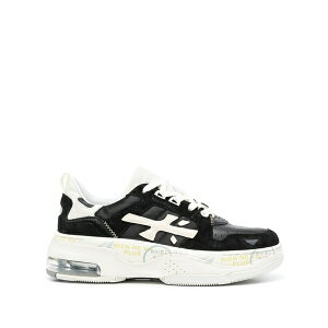 �v���~�A�[�^ ���f�B�[�X �X�j�[�J�[ �V���[�Y Drake logo-patch sneakers Black