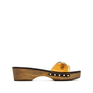 �A���V�G���g�O���[�N�T���_�� ���f�B�[�X �T���_�� �V���[�Y 50mm omonia buckle-fastening platform sandals Yellow