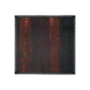 �W�����|�[�� �S���`�G ���f�B�[�X �}�t���[�E�X�g�[���E�X�J�[�t �A�N�Z�T���[ Python print logo scarf Black