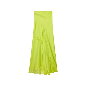 �G���G�X�W�C�G�� ���f�B�[�X �X�J�[�g �{�g���X Lace panelled maxi skirt Green