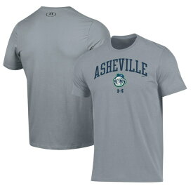 アンダーアーマー メンズ Tシャツ トップス Asheville Tourists Under Armour Performance TShirt Gray