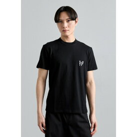ニールバレット メンズ Tシャツ トップス SLIM DOUBLE BOLT - Print T-shirt - black