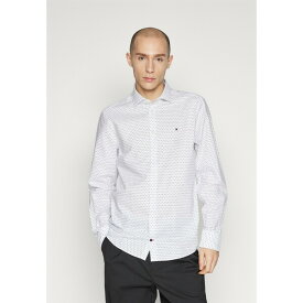 トミー ヒルフィガー メンズ シャツ トップス CIRCLE PRINT SHIRT - Formal shirt - optic white/navy
