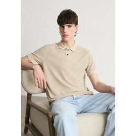 ボス メンズ Tシャツ トップス PRIME - Polo shirt - light beige