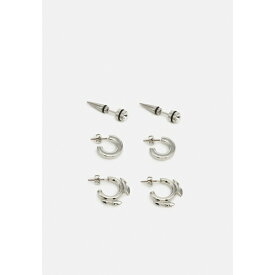 ジン メンズ サンダル シューズ UNISEX 3 PACK - Earrings - silver-coloured