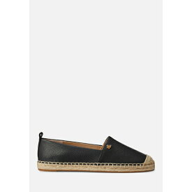 ラルフローレン レディース スリッポン・ローファー シューズ CAMERYN FLAT - Espadrilles - black