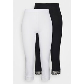 アンナ フィールド レディース カジュアルパンツ ボトムス 2 PACK - Leggings - Trousers - black/white
