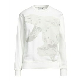 【送料無料】 ケンゾー レディース パーカー・スウェットシャツ アウター Sweatshirts Off white