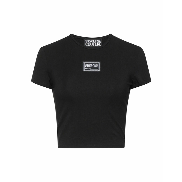 ベルサーチ レディース Tシャツ トップス T-shirts Black
