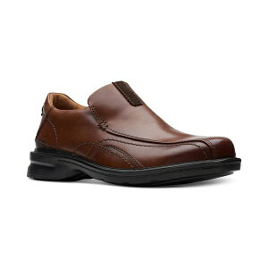 N[NX Y Xb|E[t@[ V[Y Men's Gessler Step Loafers Dark Tan Leather