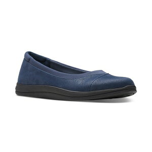 N[NX fB[X T_ V[Y Women's Breeze Ayla Round-Toe Slip-On Flats Navy