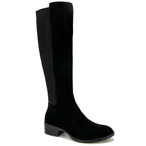 PlXR[ fB[X u[c V[Y Women's Levon Tall Shaft Riding Boots Black Suede