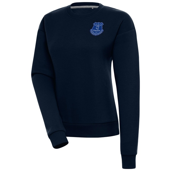 アンティグア レディース パーカー・スウェットシャツ アウター Everton Women's Takeover Crewneck Pullover Sweatshirt Navy：asty