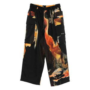���C�X���[ �����Y �J�W���A���p���c �{�g���X Abstract-print cargo pants Black