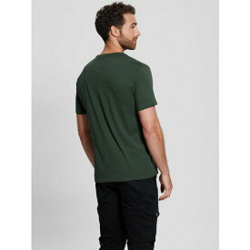 ゲス メンズ Tシャツ トップス Men's Embossed Logo T-shirt Green