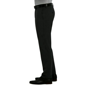 ハガール メンズ カジュアルパンツ ボトムス J.M. Men's Slim-Fit 4-Way Stretch Glen Plaid Dress Pants Dark Grey