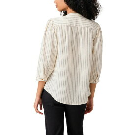 サンクチュアリー レディース カットソー トップス Women's The Femme Striped 3/4-Sleeve Shirt Birch Stripe