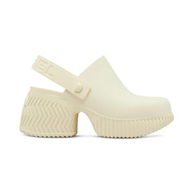 ソレル レディース サンダル シューズ Women's Ona Streetworks Platform Clogs Honey White, Sea Salt