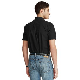 ラルフローレン メンズ シャツ トップス Men's Big & Tall Garment-Dyed Oxford Shirt Polo Black