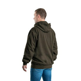 バーン メンズ パーカー・スウェットシャツ アウター Men's Big & Tall Heritage Thermal-Lined Full-Zip Hooded Sweatshirt Charcoal