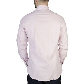 テーラーバード メンズ シャツ トップス Solid Linen Long Sleeve Shirt Blush pink