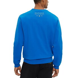 ヒューゴボス メンズ パーカー・スウェットシャツ アウター Men's BOSS x NFL Sweatshirt Bright Blue