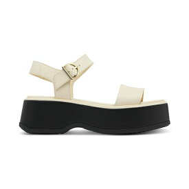 ソレル レディース サンダル シューズ Dayspring Ankle-Strap Platform Sandals Honey White, Black