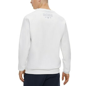 ヒューゴボス メンズ パーカー・スウェットシャツ アウター Men's BOSS x NFL Sweatshirt White