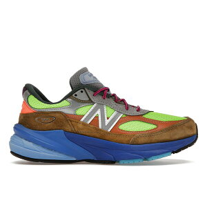 New Balance �j���[�o�����X �����Y �X�j�[�J�[ �yNew Balance 990v6 MiUSA Action Bronson Baklava�z �T�C�Y US_8(26.0cm) Pixel Green/Dazzling Blue