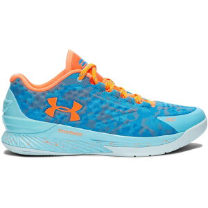 Under Armour �A���_�[�A�[�}�[ �����Y �X�j�[�J�[ �yUA Curry 1 Low Elite 24�z �T�C�Y US_10(28.0cm) Electric Blue/Carolina Blue-Blaze Orange