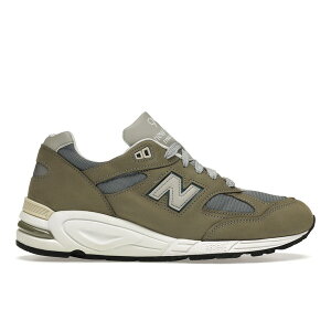 New Balance �j���[�o�����X �����Y �X�j�[�J�[ �yNew Balance 990v2 MiUSA Steel Blue�z �T�C�Y US_M_13 Grey/Steel Blue/White