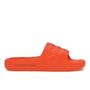 adidas �A�f�B�_�X �����Y �X�j�[�J�[ �yadidas Adilette 22 Slides Orange Core Black�z �T�C�Y US_6(24.0cm) Orange/Orange/Core Black