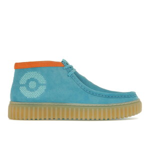 Clarks �N���[�N�X �����Y �X�j�[�J�[ �yClarks Torhill Explore Pokmon Squirtle�z �T�C�Y US_7.5(25.5cm) Blue Suede