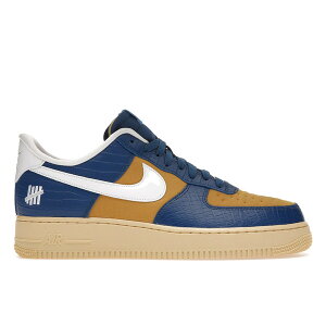 Nike �i�C�L �����Y �X�j�[�J�[ �yNike Air Force 1 Low SP Undefeated 5 On It Blue Yellow Croc�z �T�C�Y US_M_17 Court Blue/White-Goldtone