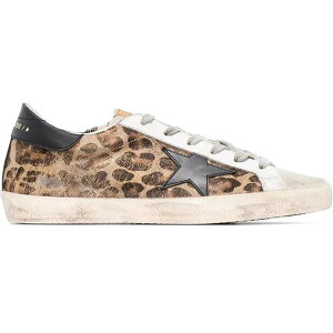 Golden Goose �S�[���f���O�[�X ���f�B�[�X �X�j�[�J�[ �yGolden Goose Super-Star Leopard Brown Ice Black (Women's)�z �T�C�Y US_8(25.0cm) Brown/Ice/Black