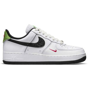 Nike �i�C�L ���f�B�[�X �X�j�[�J�[ �yNike Air Force 1 Low '07 Just Do It Snakeskin White Black (Women's)�z �T�C�Y US_5.5(22.5cm) White/Black-White-University Red-Pure Platinum