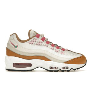 Nike �i�C�L ���f�B�[�X �X�j�[�J�[ �yNike Air Max 95 Powerwall White Wheat (Women's)�z �T�C�Y US_7.5(24.5cm) Summit White/Green Noise/Wheat/Phantom