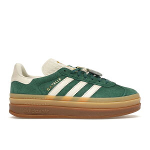 adidas �A�f�B�_�X ���f�B�[�X �X�j�[�J�[ �yadidas Gazelle Bold Green (Women's)�z �T�C�Y US_9.5(26.5cm) Green/White/Gum
