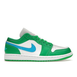 Jordan �W���[�_�� ���f�B�[�X �X�j�[�J�[ �yJordan 1 Low Lucky Green Aquatone (Women's)�z �T�C�Y US_W_11 Lucky Green/Aquatone/White