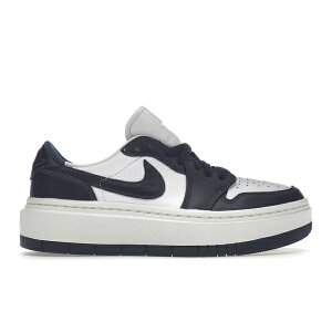 Jordan �W���[�_�� ���f�B�[�X �X�j�[�J�[ �yJordan 1 Elevate Low Midnight Navy (Women's)�z �T�C�Y US_6(23.0cm) White/Midnight Navy-Sail