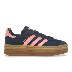 adidas �A�f�B�_�X ���f�B�[�X �X�j�[�J�[ �yadidas Gazelle Bold Dark Blue Pink Spark (Women's)�z �T�C�Y US_9.5(26.5cm) Dark Blue/Pink Spark/Dark Blue