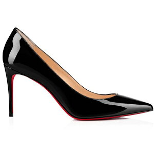 Christian Louboutin �N���X�`���� ���u�^�� ���f�B�[�X �X�j�[�J�[ �yChristian Louboutin Kate 85mm Pump Black Patent Leather�z �T�C�Y EU_40(25.5cm) Black/Red