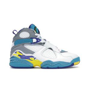 Jordan �W���[�_�� ���f�B�[�X �X�j�[�J�[ �yJordan 8 Retro White Aqua (2019) (Women's)�z �T�C�Y US_9(26.0cm) White/Varsity Red-Bright Concord-Aquatone