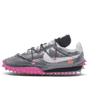 Nike �i�C�L ���f�B�[�X �X�j�[�J�[ �y(WMNS) Nike x Off-White Waffle Racer 'Fuchsia' CD8180-001�z �T�C�Y US_7(24.0cm)