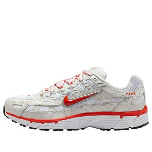 Nike �i�C�L ���f�B�[�X �X�j�[�J�[ �y(WMNS) Nike P-6000 'White Platinum Tint Picante Red' BV1021-107�z �T�C�Y US_6(23.0cm)