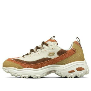 Skechers �X�P�b�`���[�Y ���f�B�[�X �X�j�[�J�[ �y(WMNS) Skechers D'Lites 1.0 'Cream Brown Orange' 149906-TPNT�z �T�C�Y US_5(22.0cm)