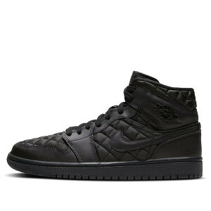 Jordan �W���[�_�� ���f�B�[�X �X�j�[�J�[ �y(WMNS) Air Jordan 1 Mid SE 'Black Quilted' DB6078-001�z �T�C�Y US_7.5(24.5cm)